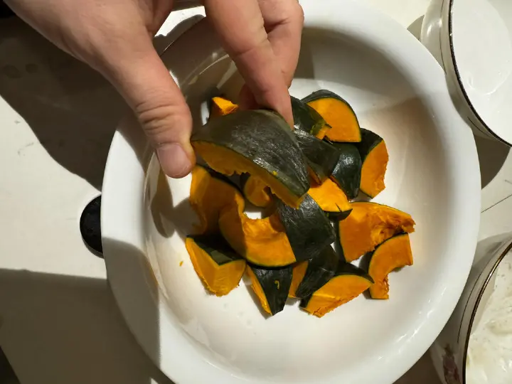 咸蛋黄南瓜 第 2 步