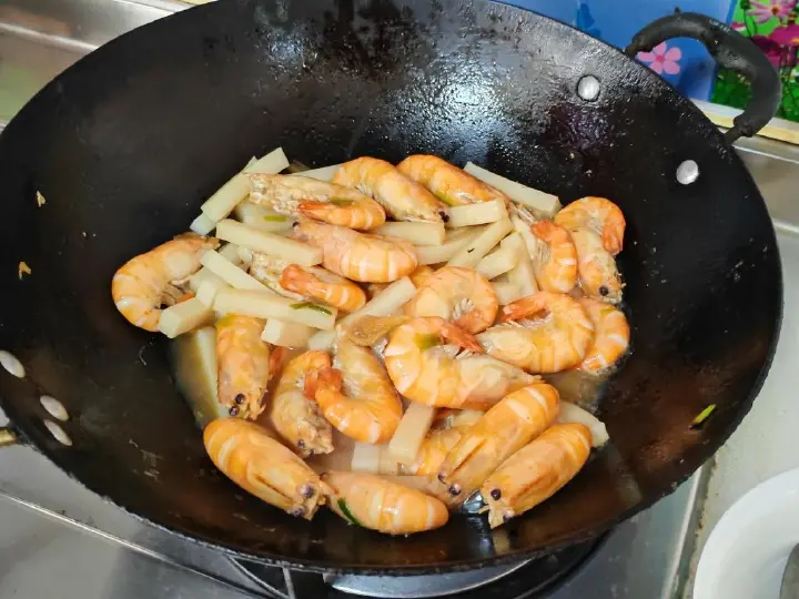 大虾炒年糕 第 11 步