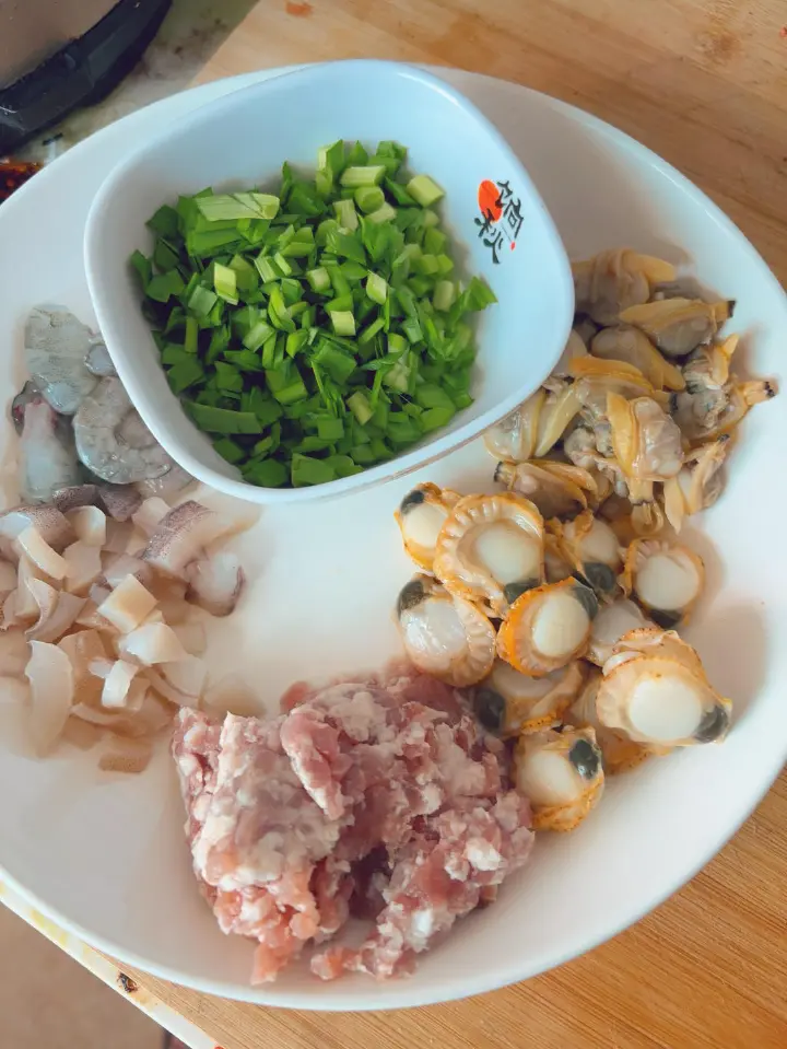 海鲜捞饭 第 1 步