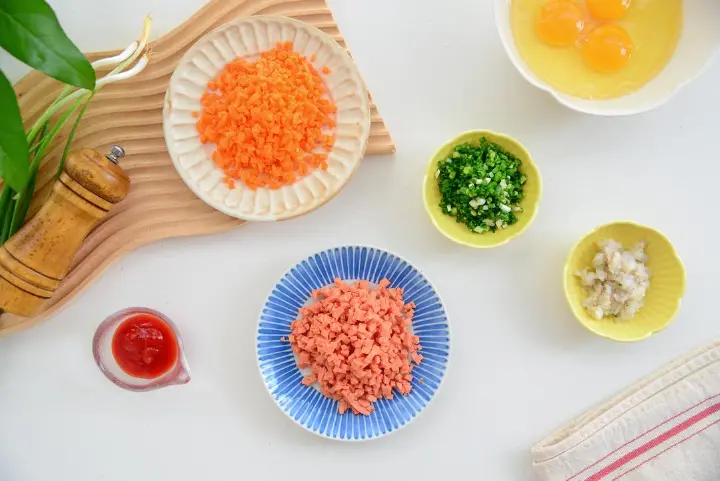 香葱火腿手抓饼 第 3 步