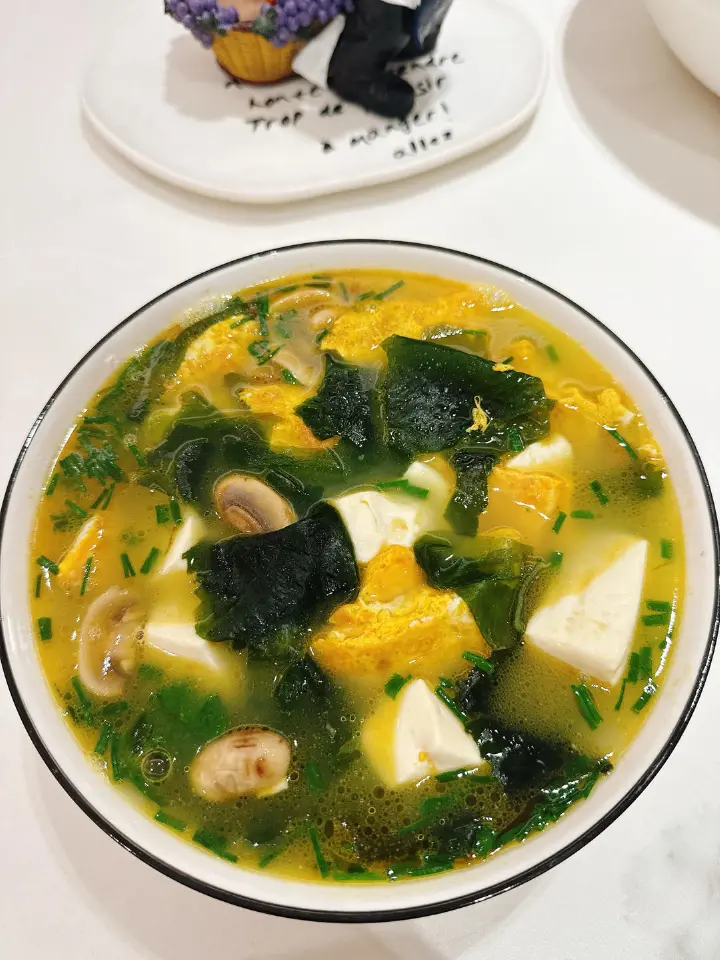 裙带菜豆腐蛋花汤 第 24 步