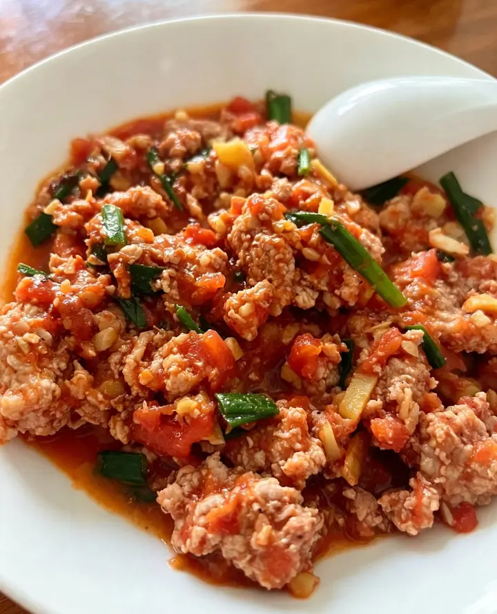 西红柿炒肉末 第 9 步