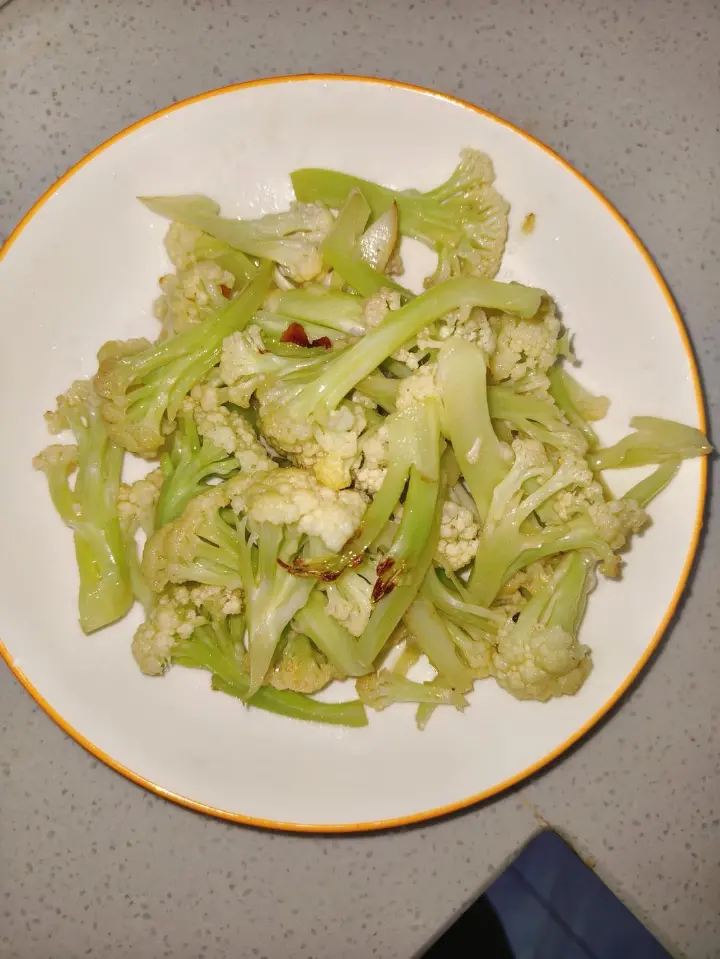 菜花炒腊肉 第 7 步