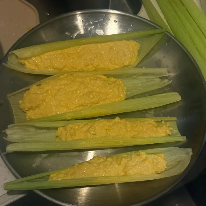 鲜玉米粑粑 第 8 步