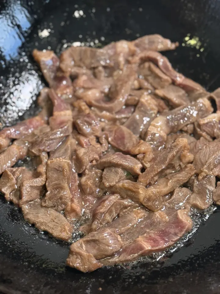 椒麻牛肉豆腐 第 5 步