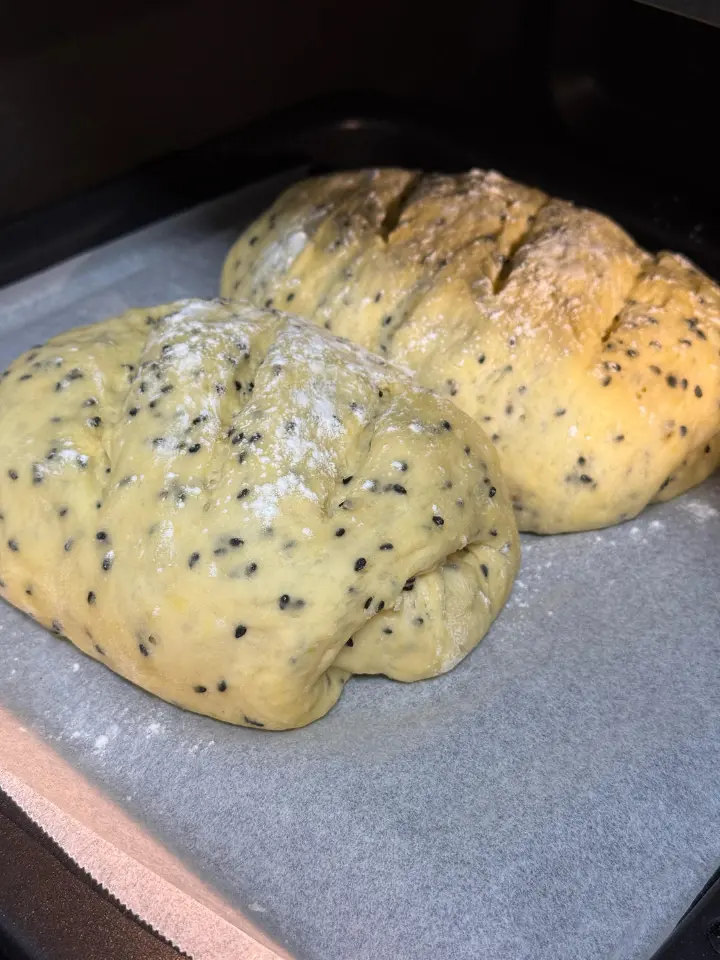香蕉黑芝麻面包 第 12 步