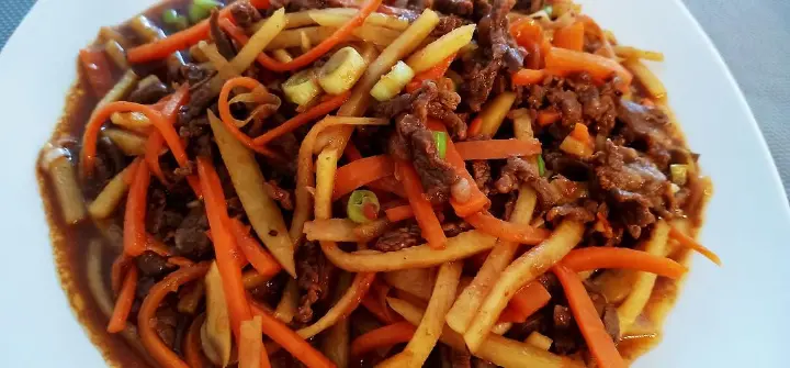 牛肉丝炒土豆 第 3 步