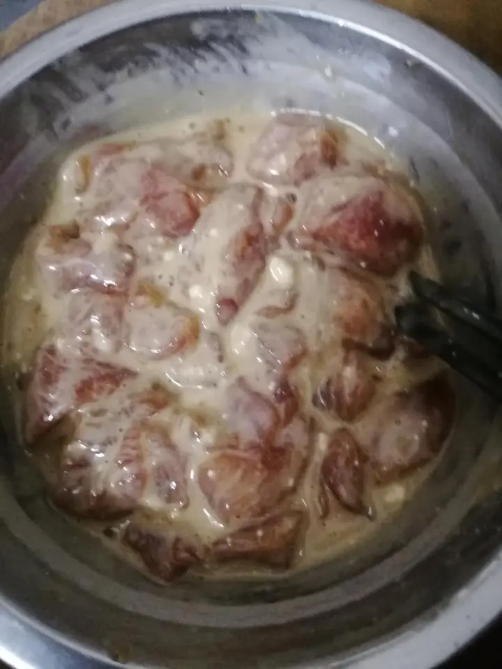 菠萝咕噜肉 第 4 步