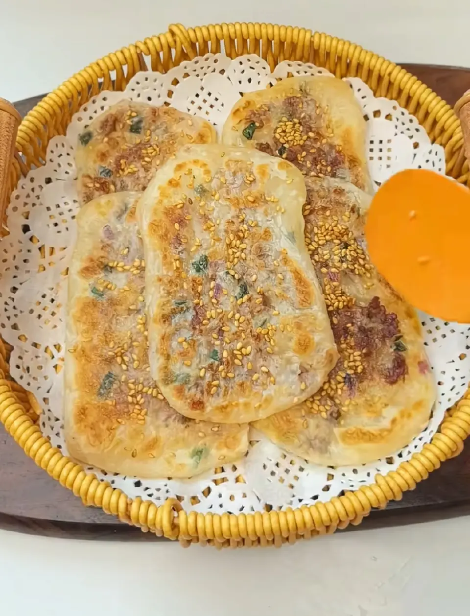 牛肉锅盔成品图