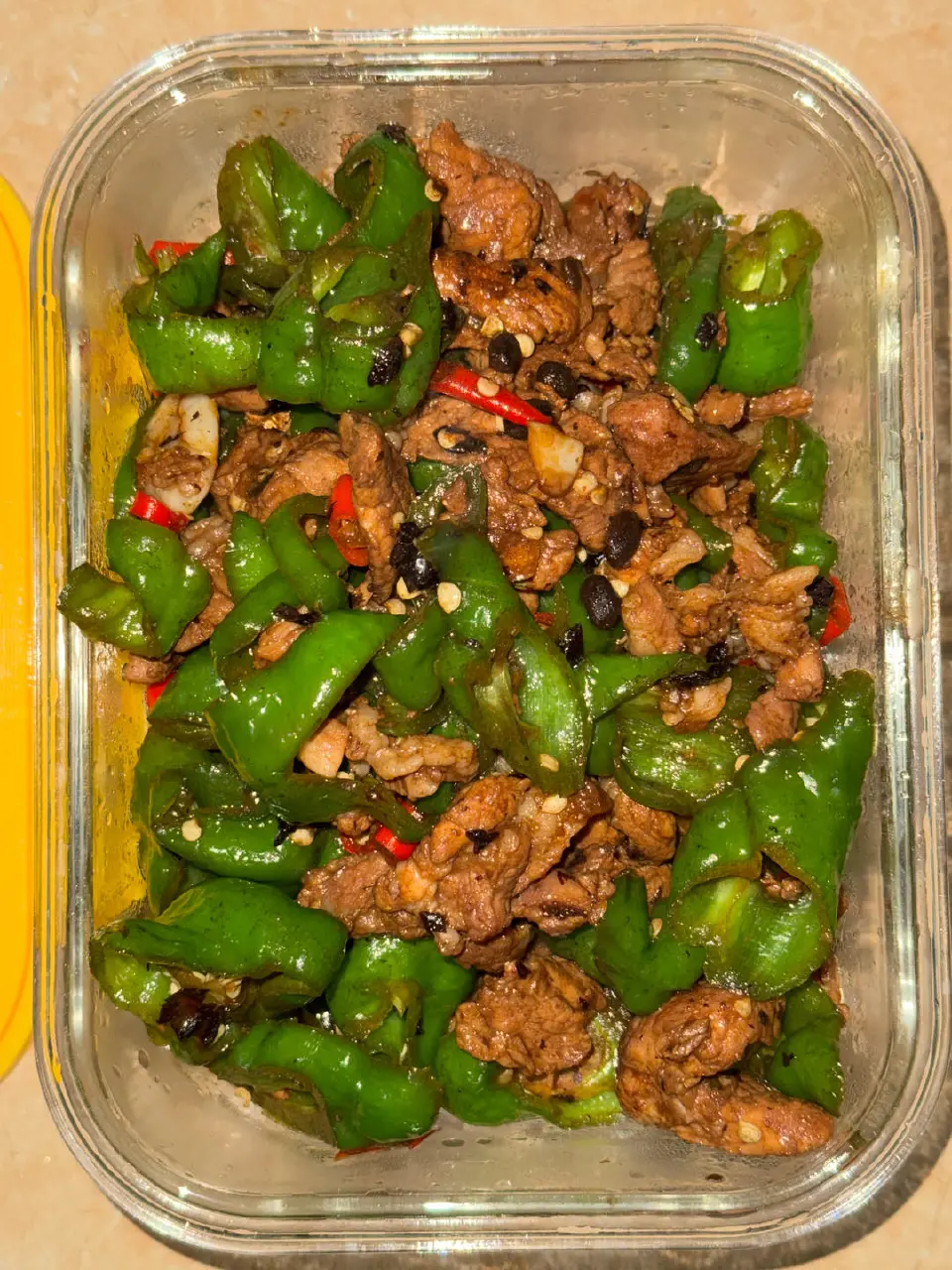 辣椒炒肉成品图