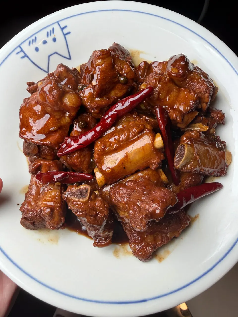 红烧排骨成品图