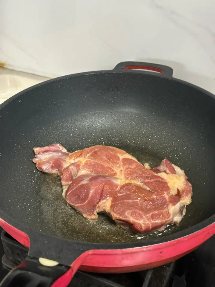 盐葱煎猪扒 第 2 步