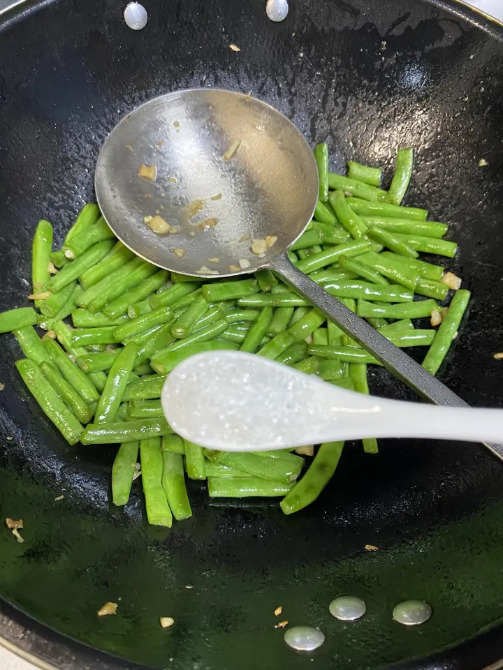 清炒四季豆 第 9 步