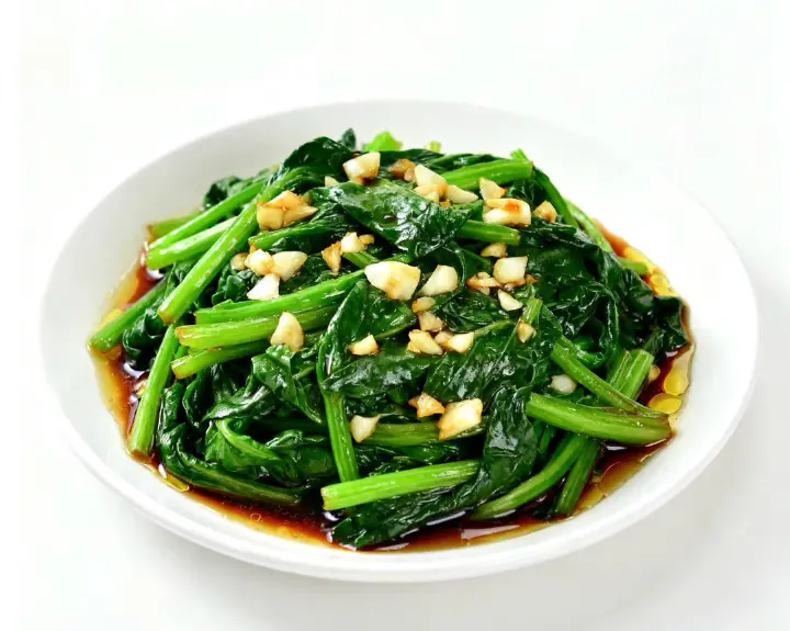 白灼菠菜 第 3 步