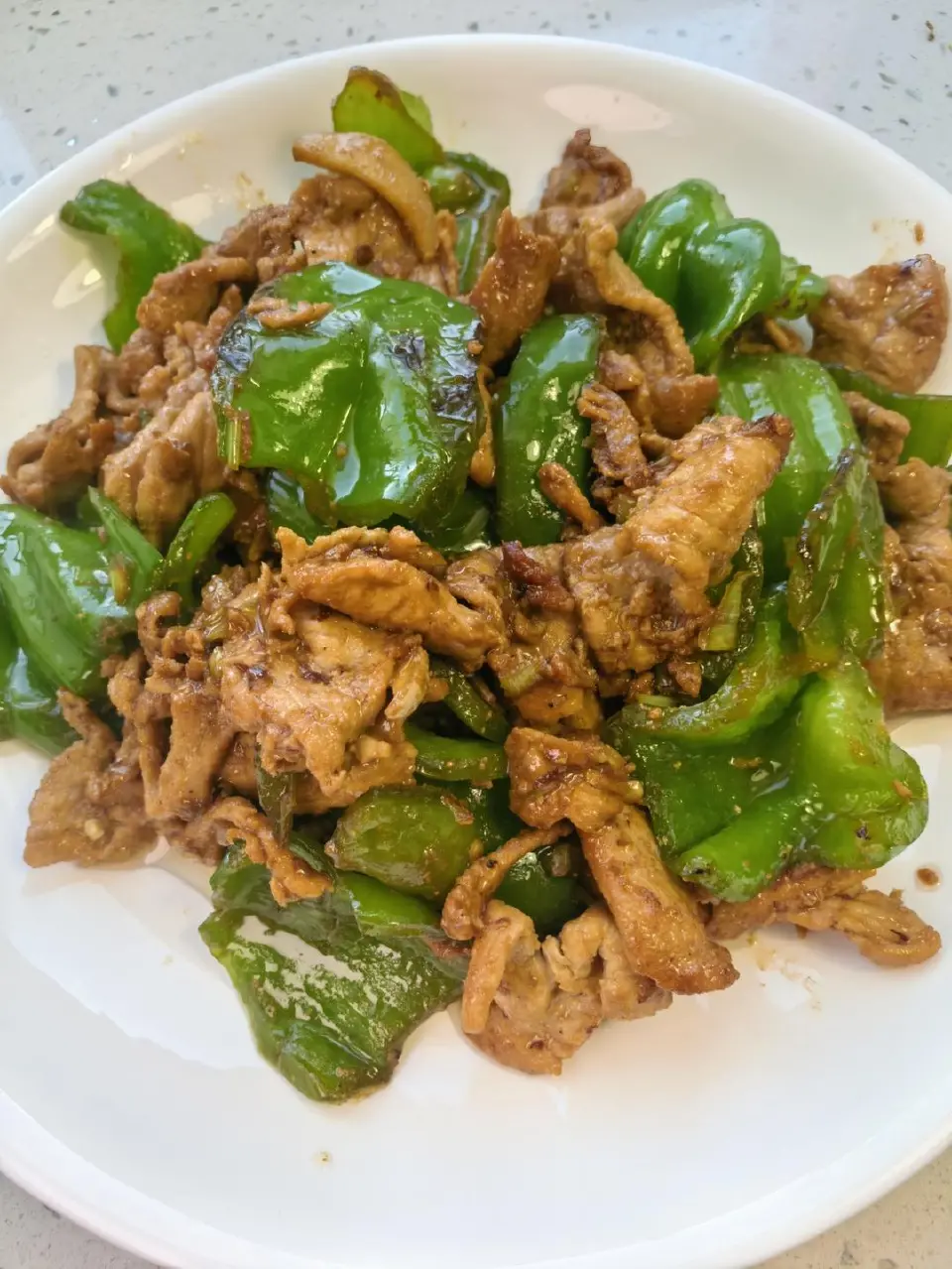 麻椒炒肉成品图