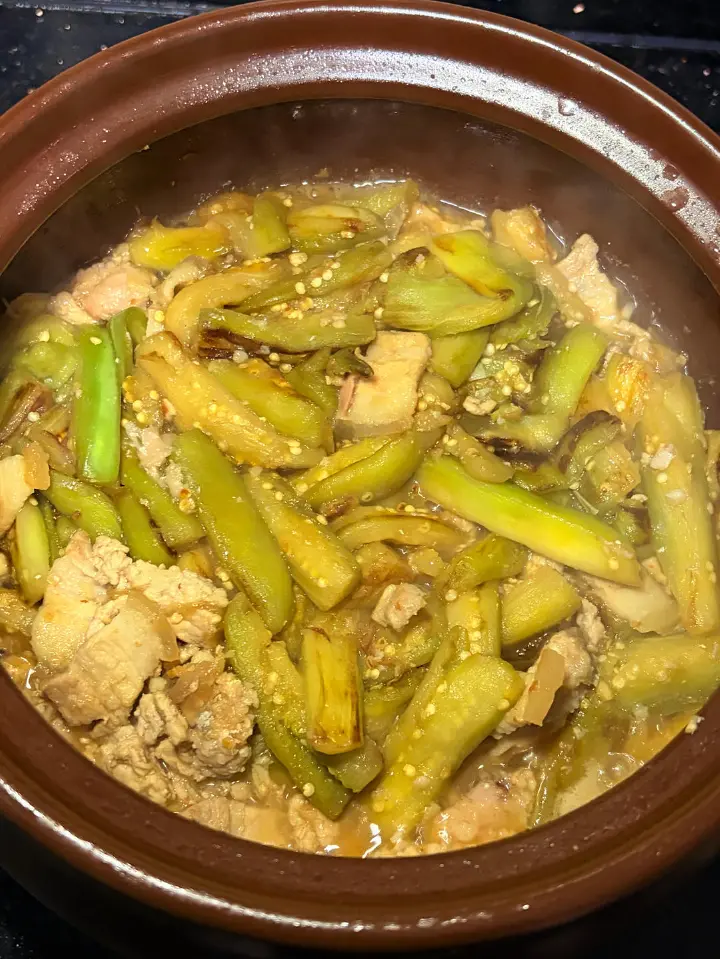 梅香咸鱼茄子煲 第 6 步