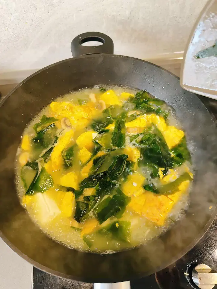 裙带菜豆腐蛋花汤 第 19 步