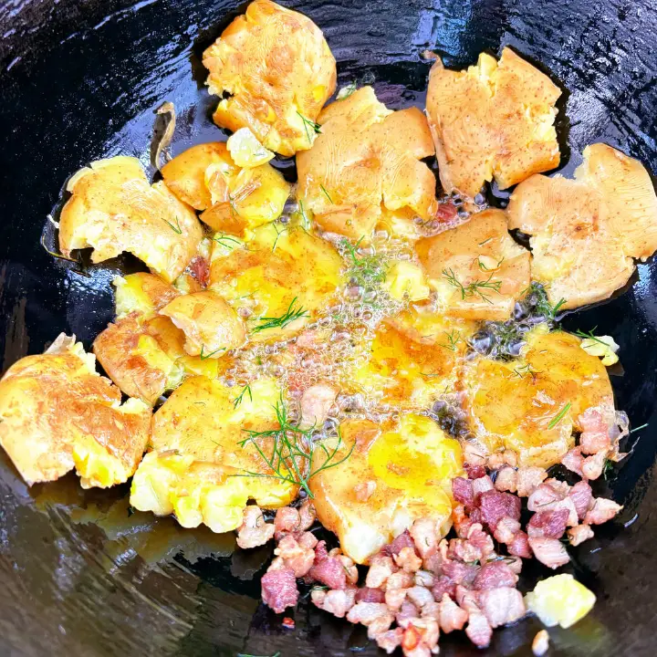 肉丁土豆炒茴香 第 5 步