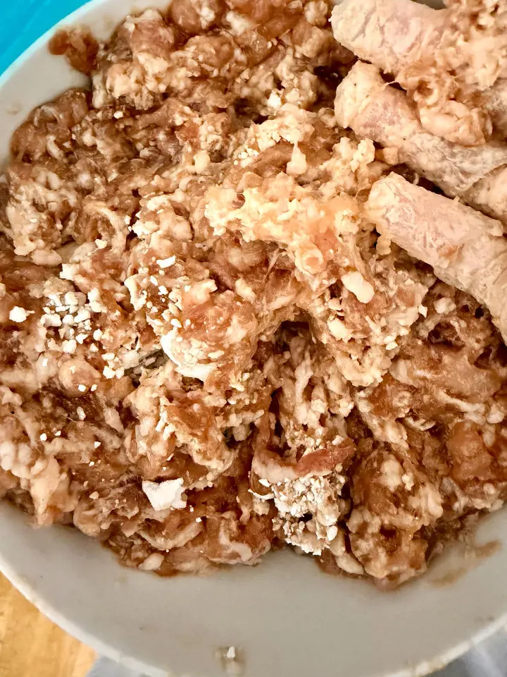 蛋蒸肉 第 4 步