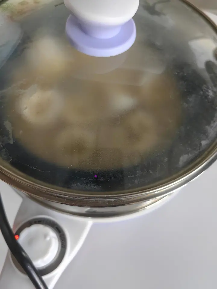 香蕉鸡蛋蒸燕麦 第 5 步