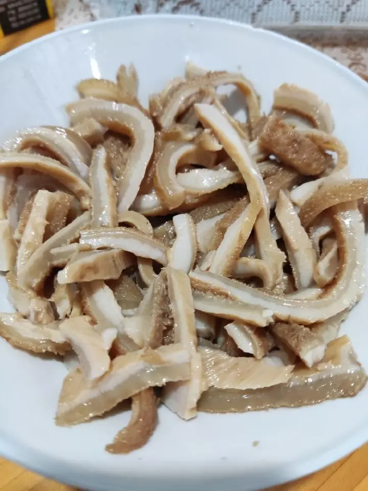 大蒜炒牛肚 第 3 步