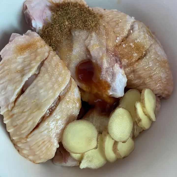 香煎鸡翅中 第 1 步