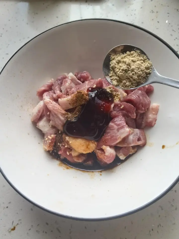 芝麻香烤梅花肉 第 9 步