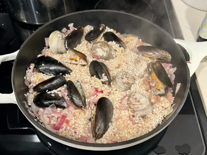黄油海鲜烩饭 第 7 步