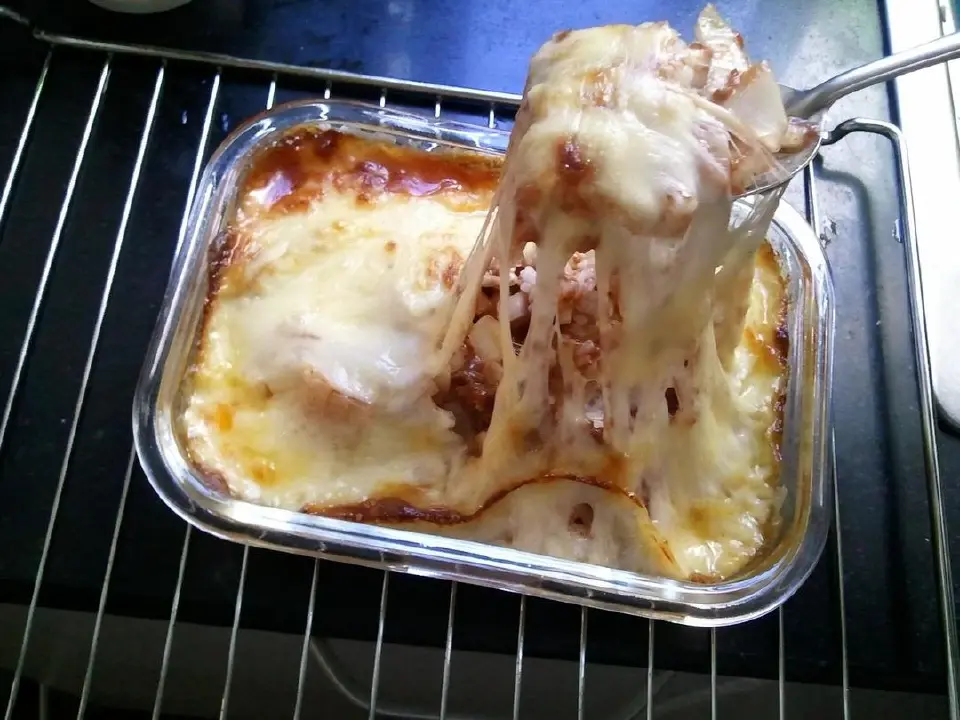 芝士焗饭成品图
