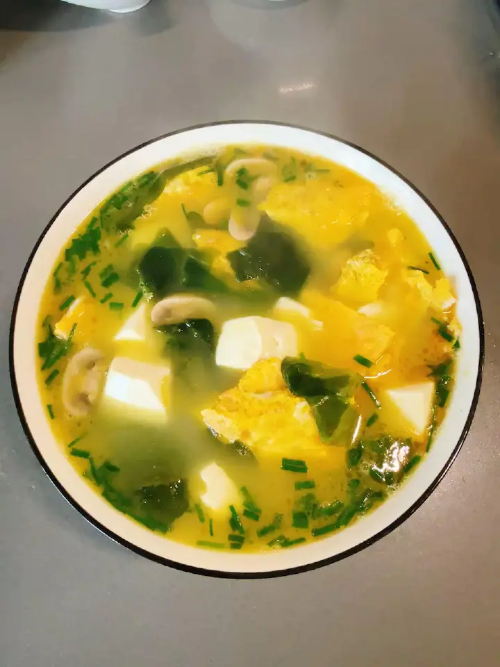 裙带菜豆腐蛋花汤 第 21 步