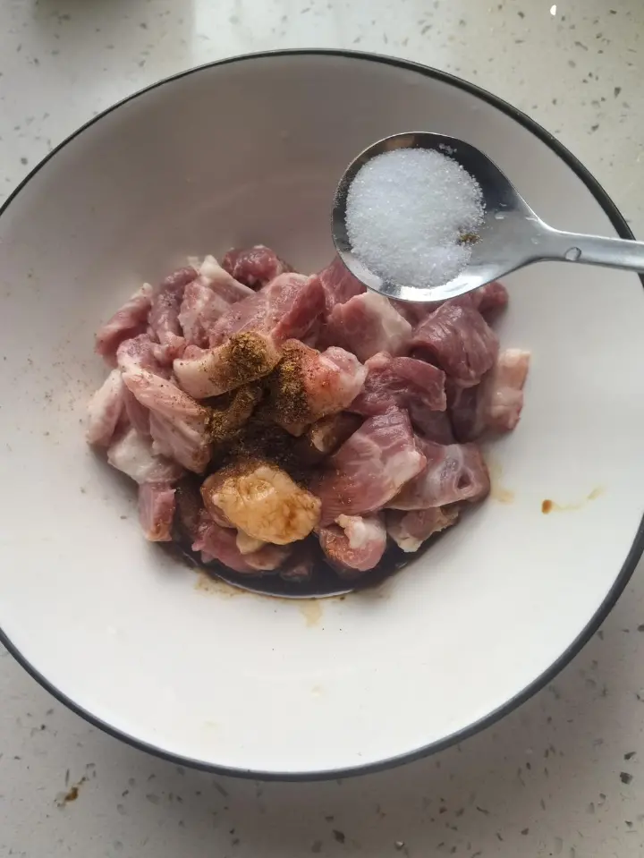 芝麻香烤梅花肉 第 6 步