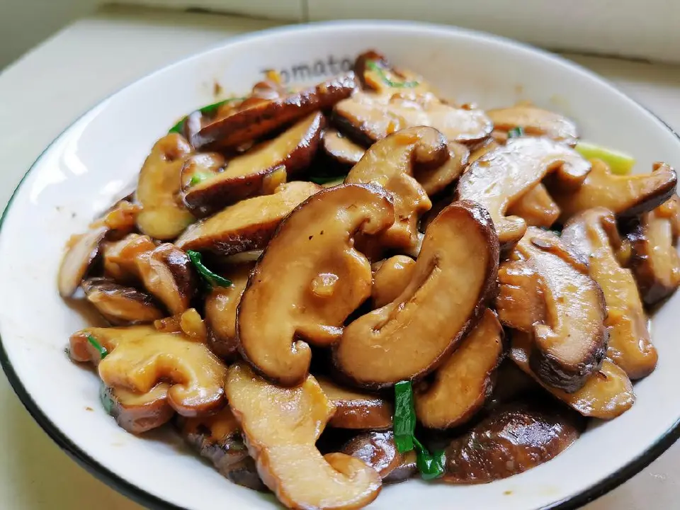 蚝油香菇成品图