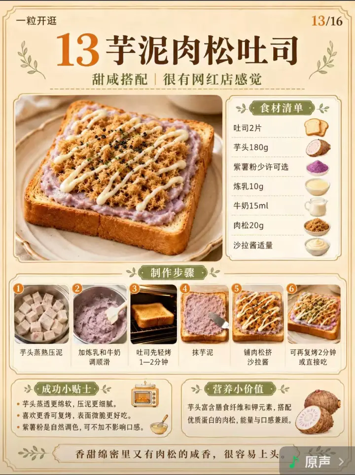 花式吐司合集 第 13 步