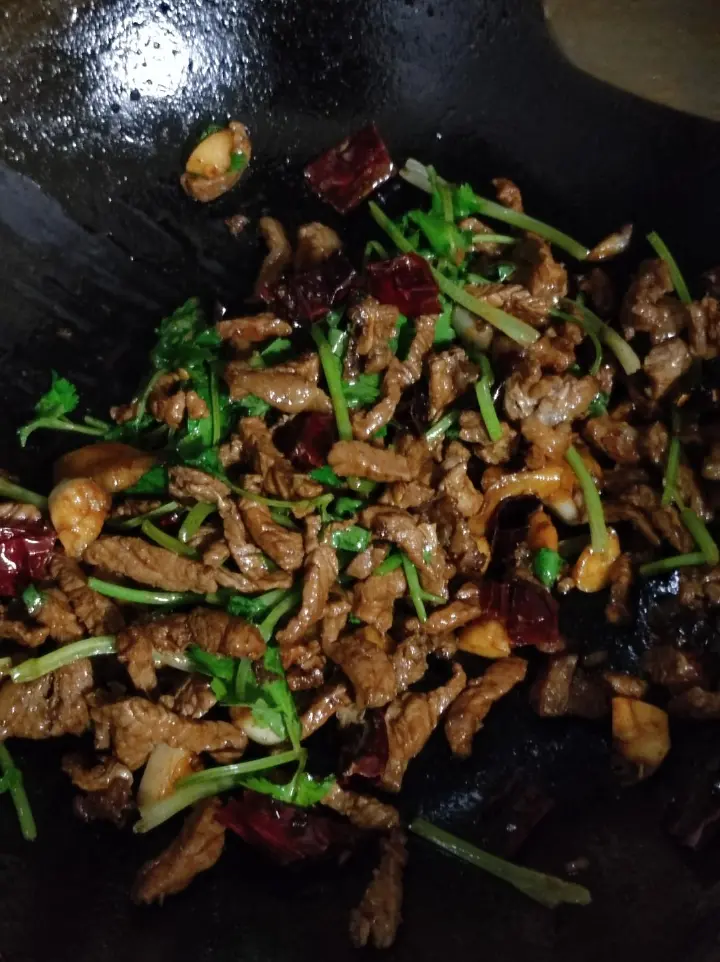 香菜炒牛肉 第 9 步