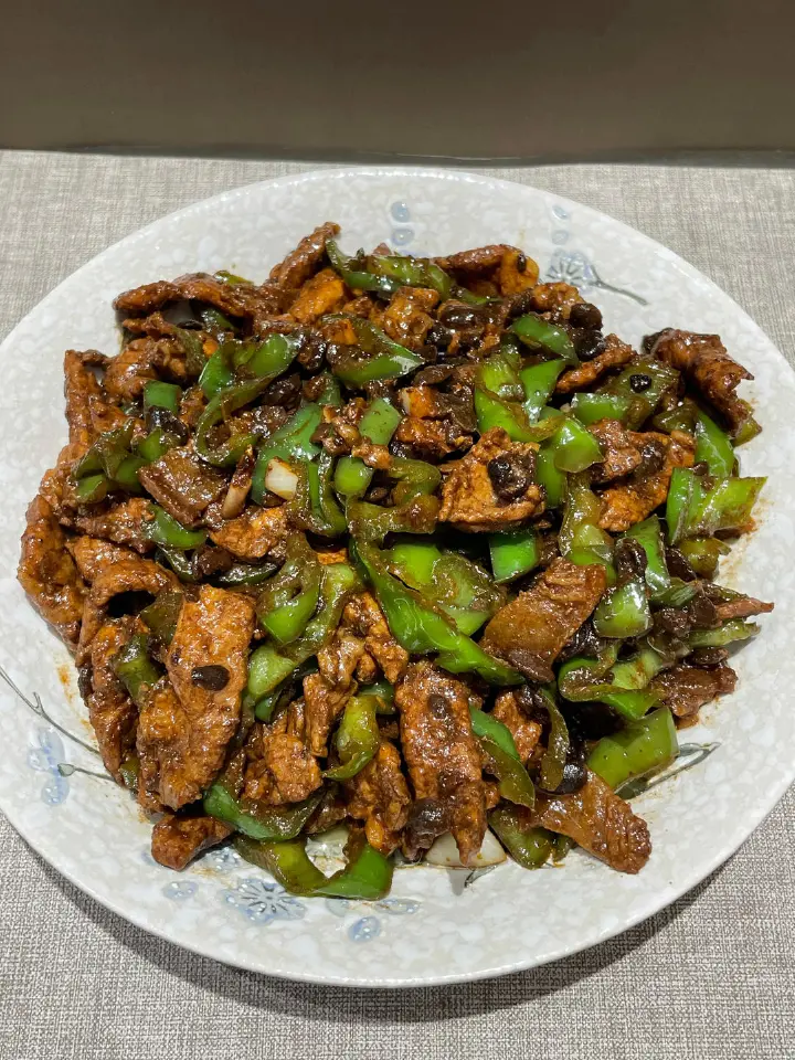 豆豉辣椒炒肉 第 8 步