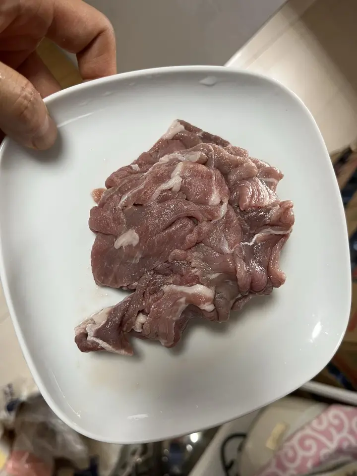 丝瓜蒸牛肉 第 1 步