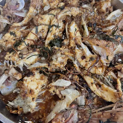 陈皮豆豉蒸脆肉罗非鱼骨
