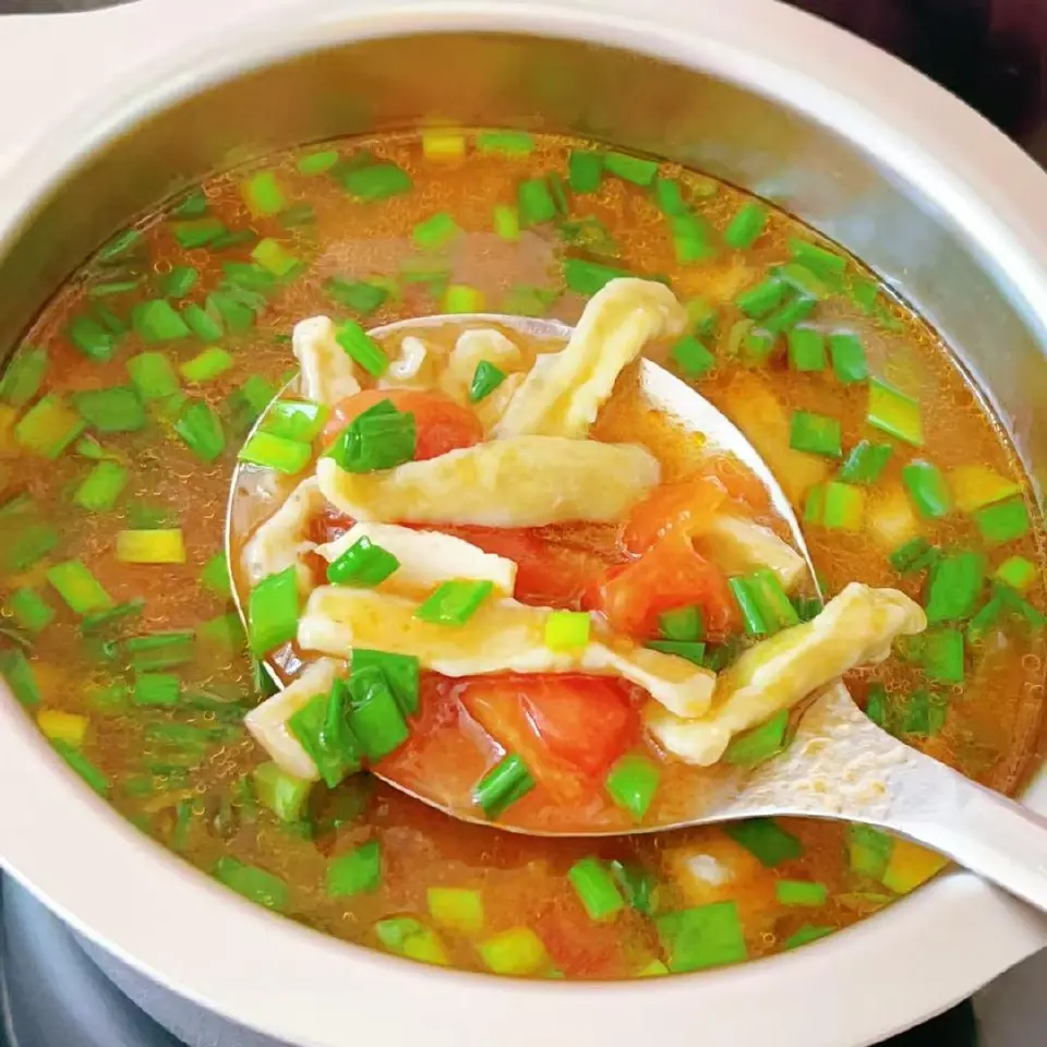 番茄茄托汤成品图