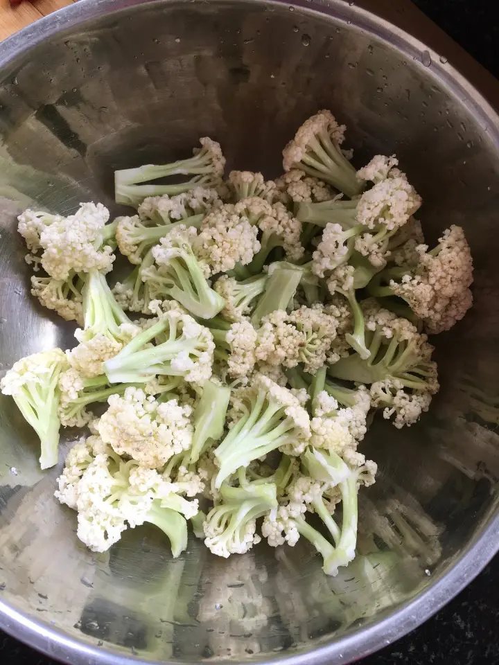 小炒有机花菜 第 1 步