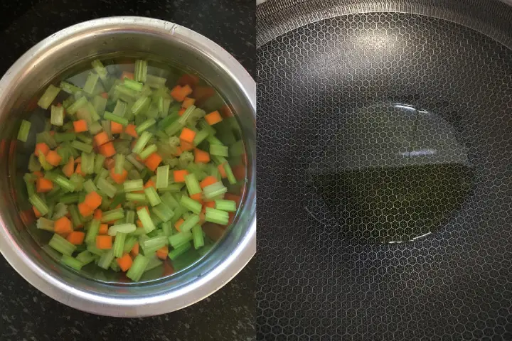 山芹炒豆干 第 5 步