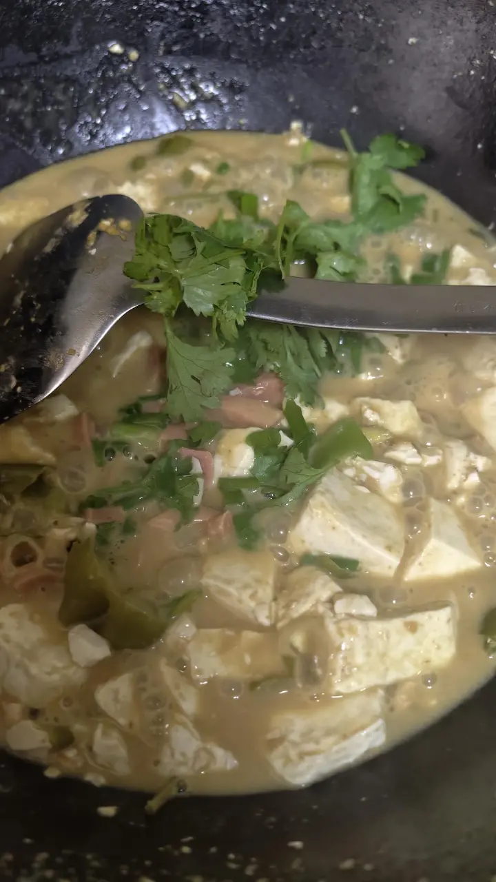 咸蛋黄烧豆腐 第 14 步