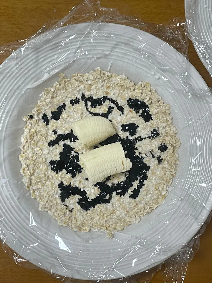 香蕉燕麦球 第 2 步