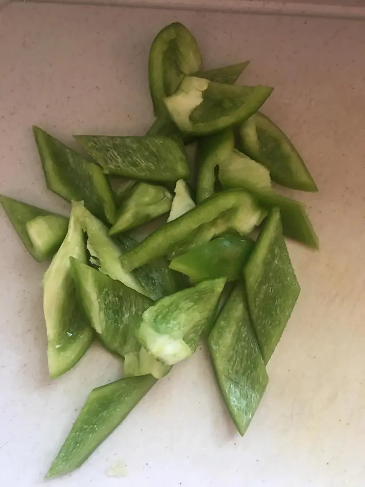 青椒炒鱿鱼 第 2 步