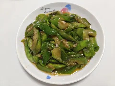 蒜香少油炒茄子