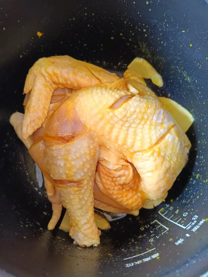 手撕盐焗鸡 第 5 步