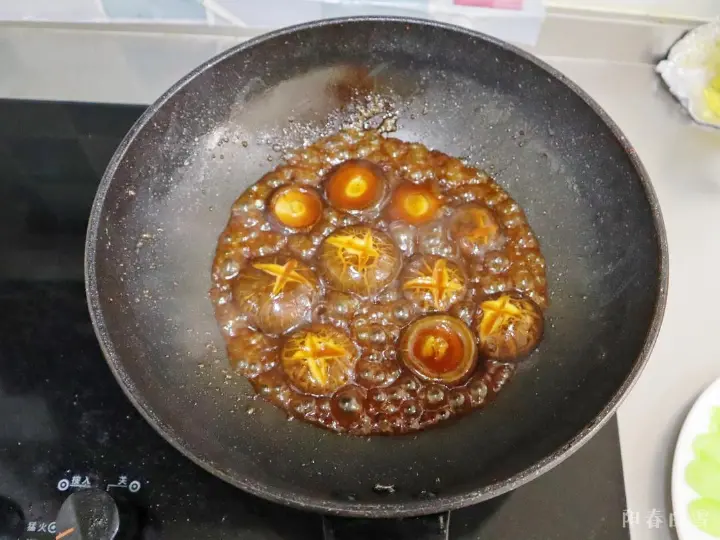 蚝油香菇青菜 第 11 步