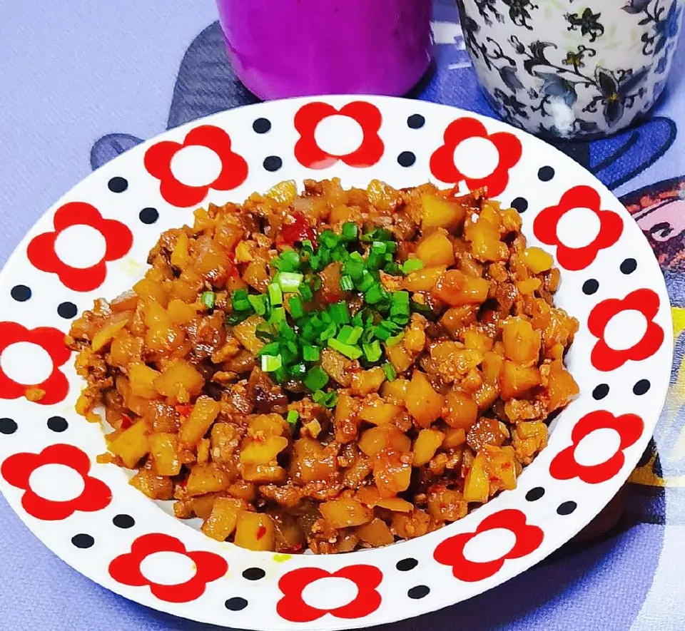 肉末土豆泥成品图