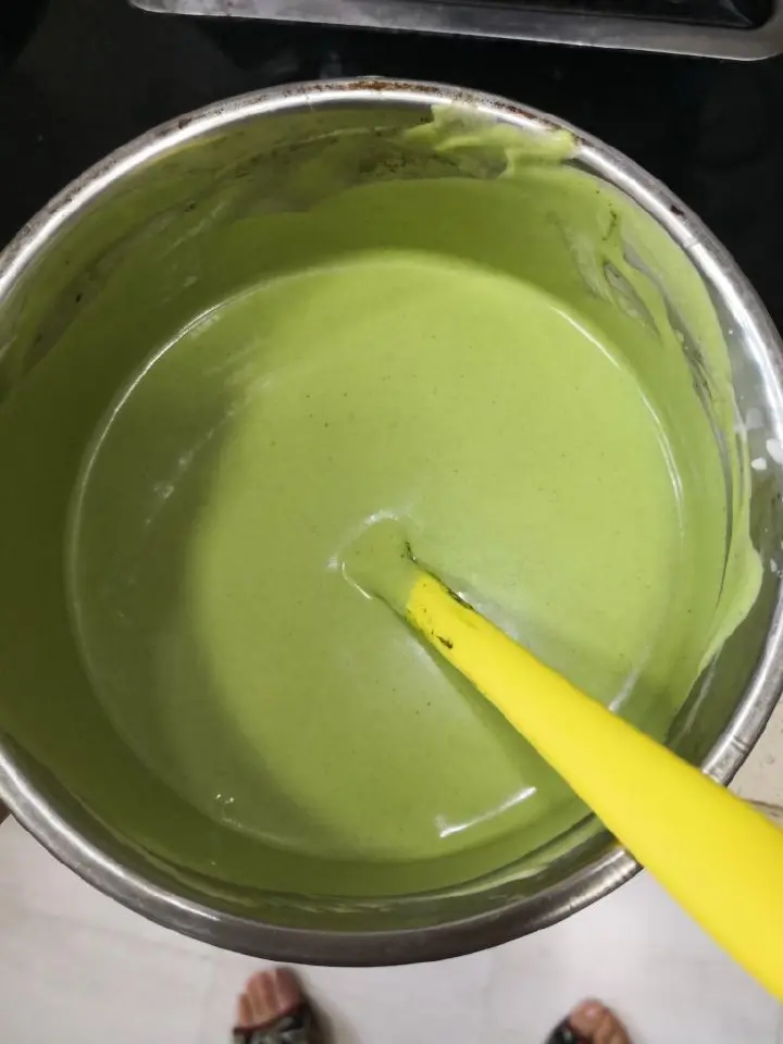 6寸抹茶慕斯 第 8 步