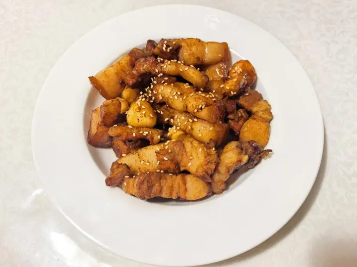 独蒜红烧肉 第 11 步