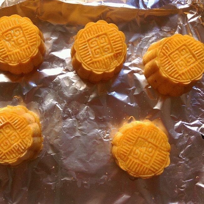 烤箱版南瓜饼成品图